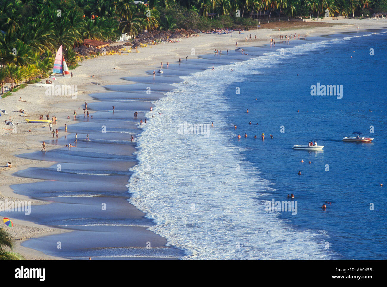 Spiaggia di La Ropa a Zihuatanejo Messico Foto Stock
