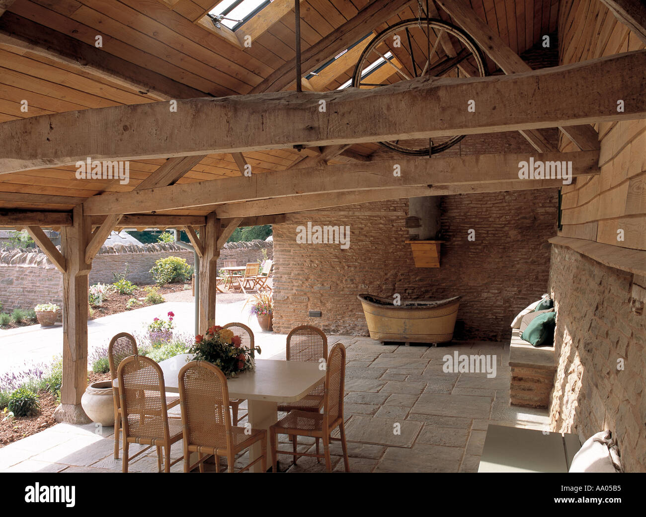 Abbazia di Ford, Puddleston, Herefordshire. Architetto: Asta Robinson Associates Foto Stock