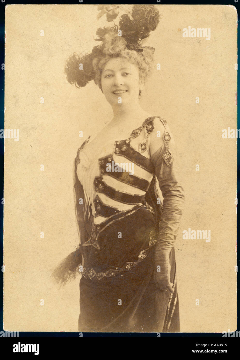 Costume teatrale 1890s Foto Stock