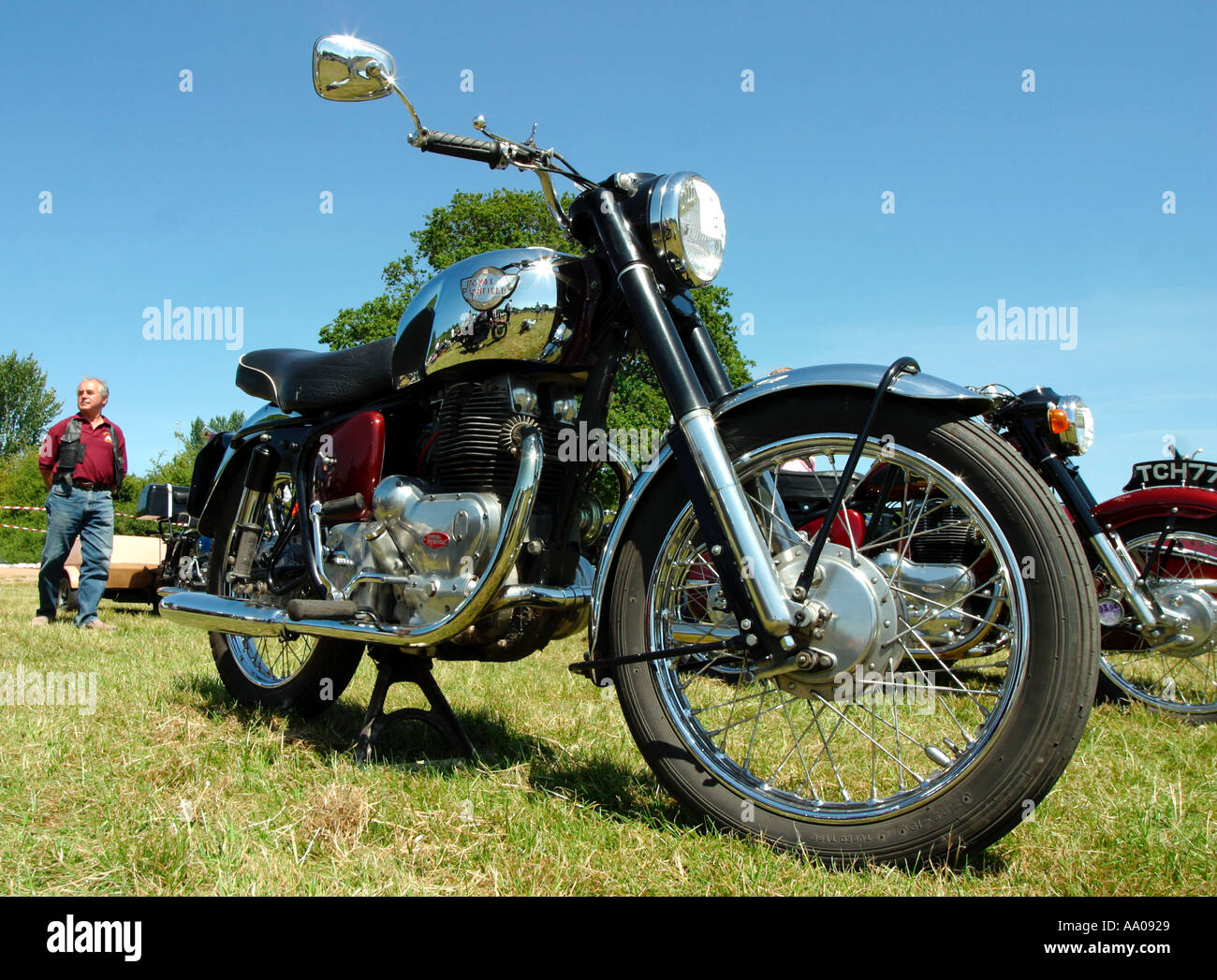 Royal Enfield 700cc Constellation 1958 Foto Stock