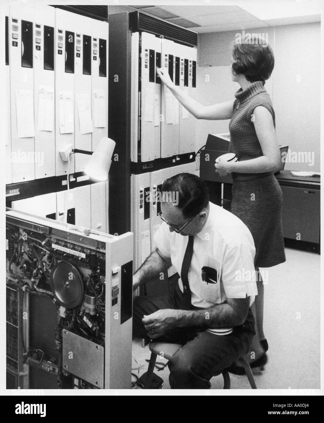 Computer degli anni 1960 Foto Stock
