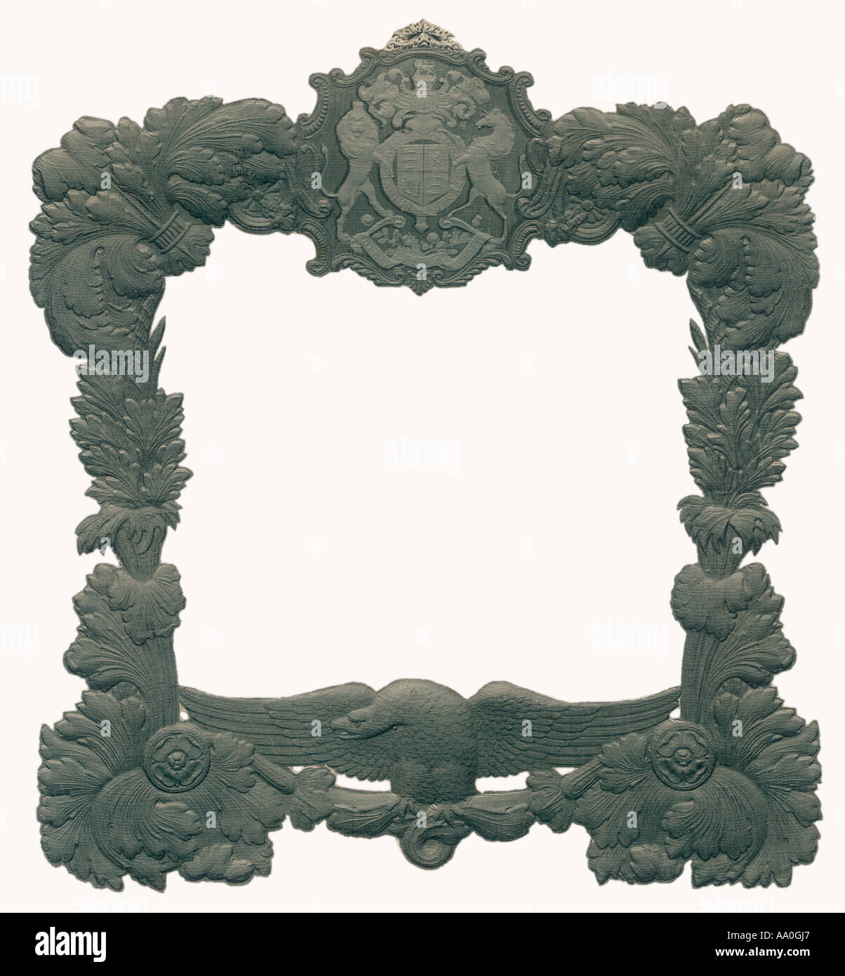 Cornice decorativa C XIX SECOLO Foto Stock