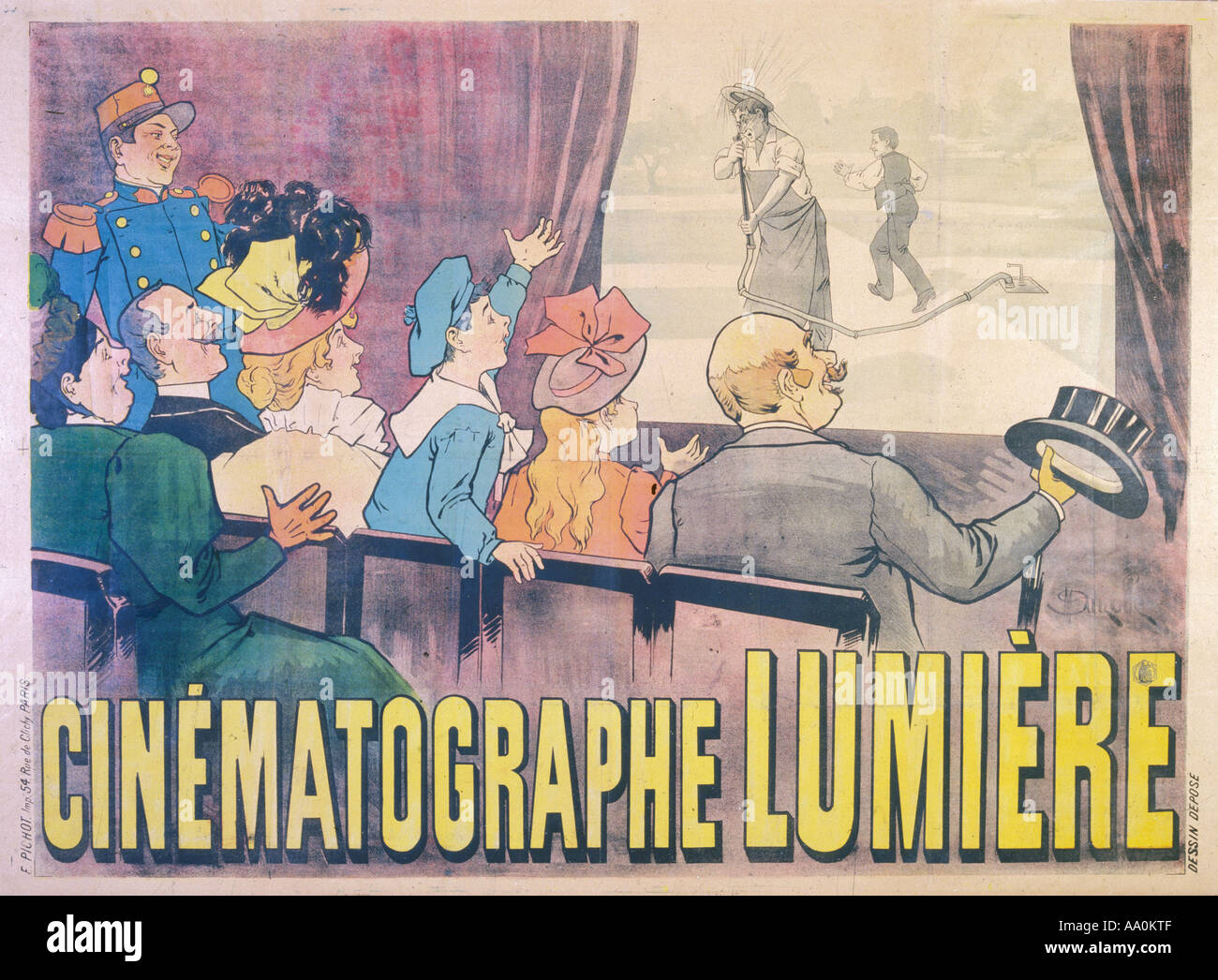 Lumiere cinematografia Foto Stock