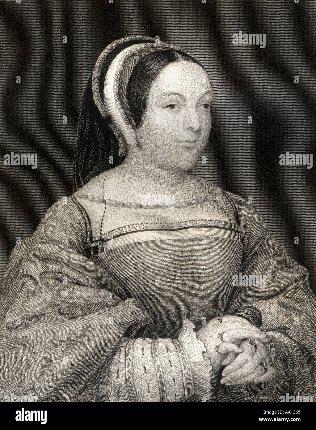 Margaret Tudor, 1489 - 1541. Regina di Scozia come la moglie di James IV e madre di Giacomo V di Scozia. Foto Stock