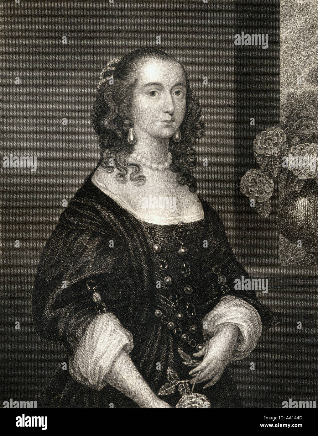 Anne Clifford, Contessa Dowager di Pembroke, Dorset e Montgomery, 1590 -1676. Peeress inglese e proprietario terriero. Foto Stock