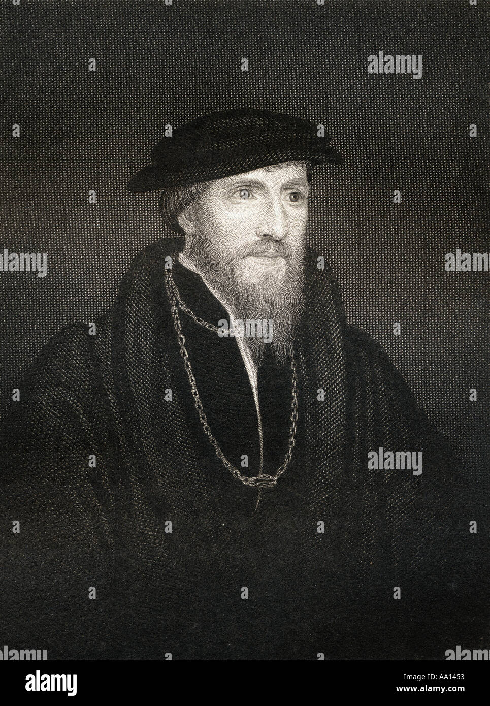 Sir Anthony Denny, 1501 - 1549. Chiudere fiducioso di Henry VIII. Sostenitore della riforma protestante a corte Foto Stock