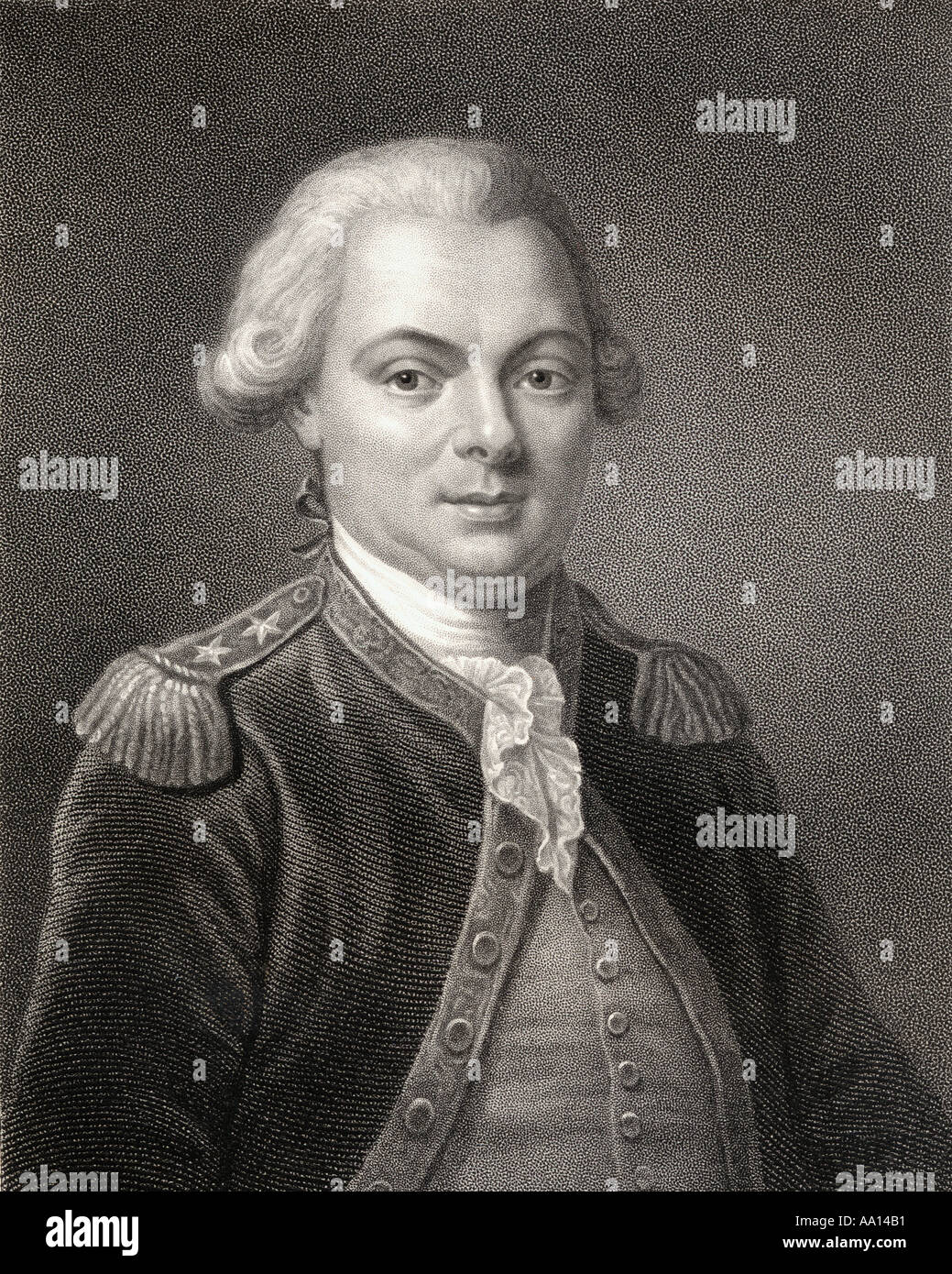 Jean François de Galaup, Comte de Lapérouse o Comte de La Pérouse, 1741- 1788. French Naval officer, Navigator e explorer. Foto Stock