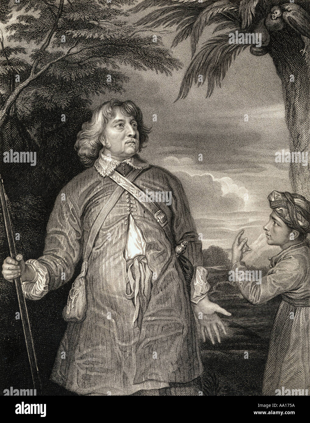 William Feilding, 1° Conte di Denbigh, c. 1587 -1643. Inglese addetto navale e cortigiano sotto Giacomo I e Carlo I. Foto Stock