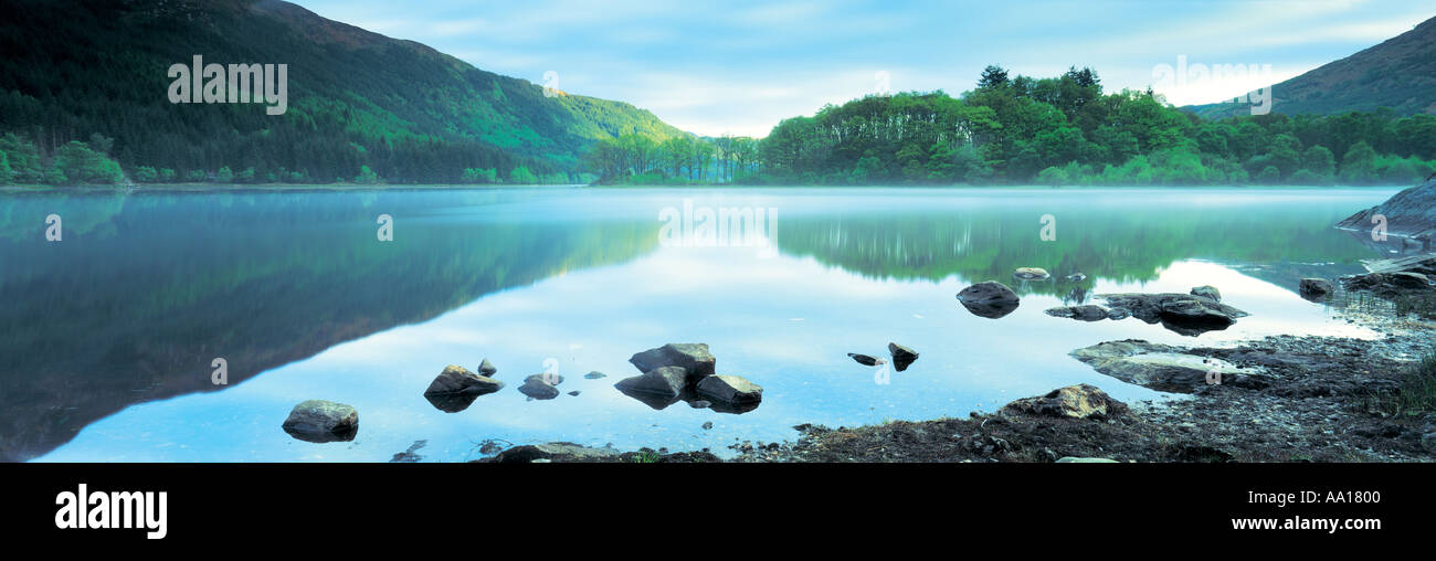 Loch Chon in Queen Elizabeth Forest Park Scotland Regno Unito Foto Stock