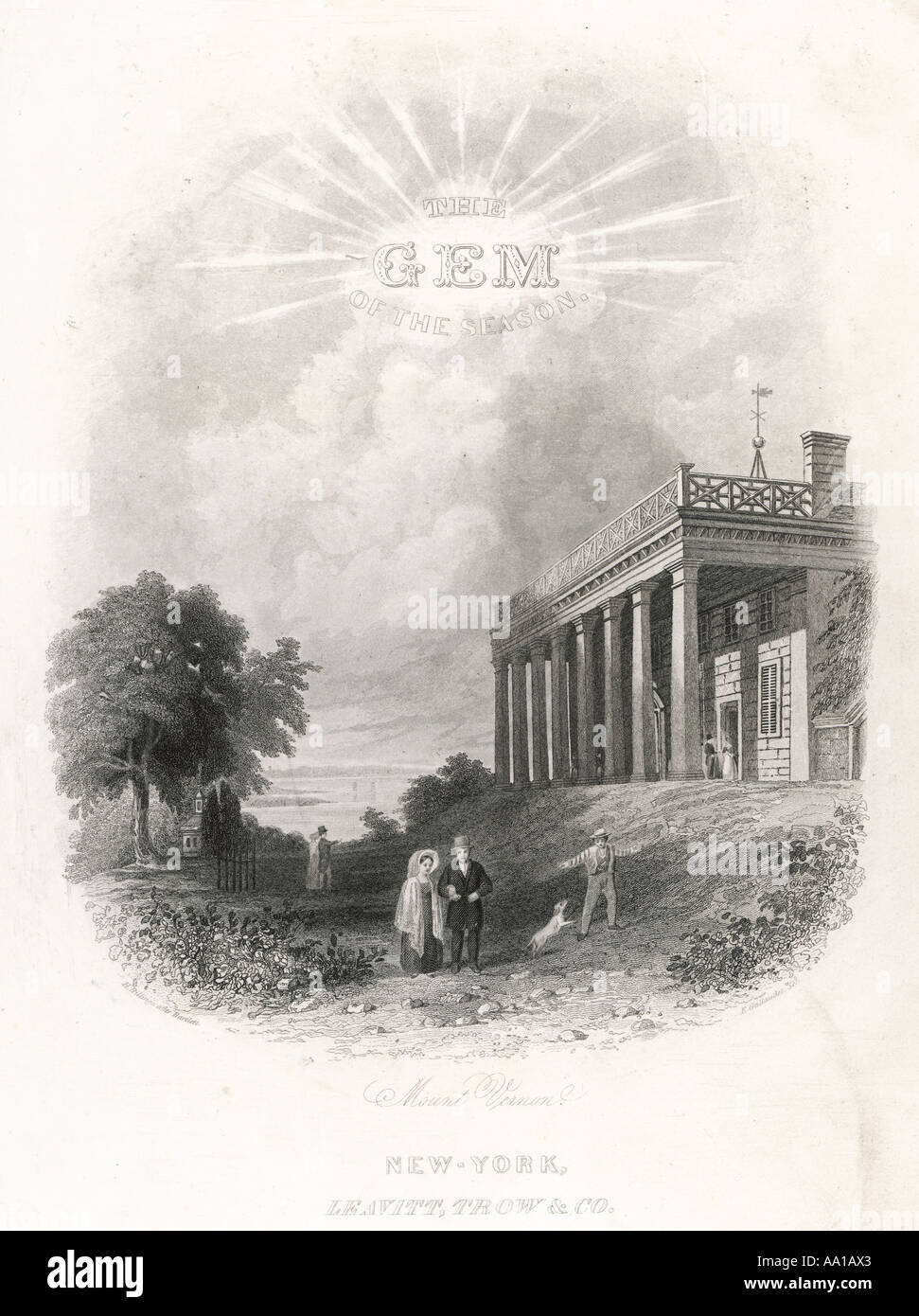 Washington Mt Vernon Foto Stock