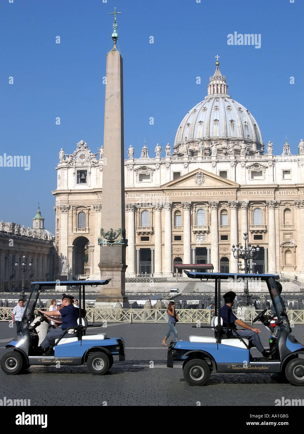 Piazza San Pietro Roma Italia Foto Stock