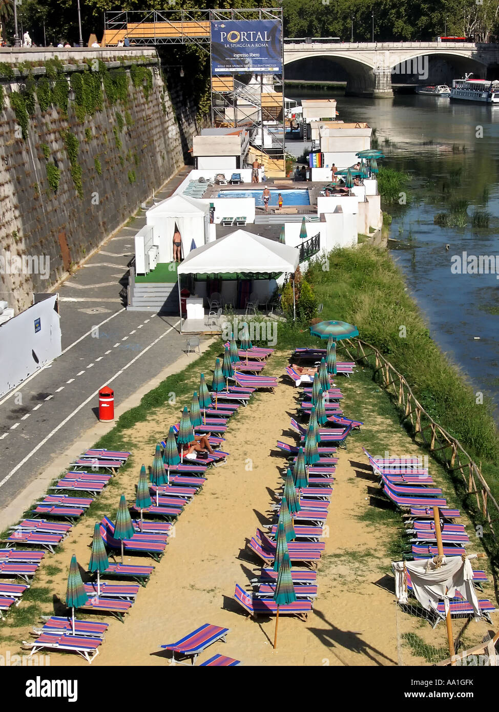 Portal La Spiaggia A Roma Roma Spiaggia Sulle Rive Del