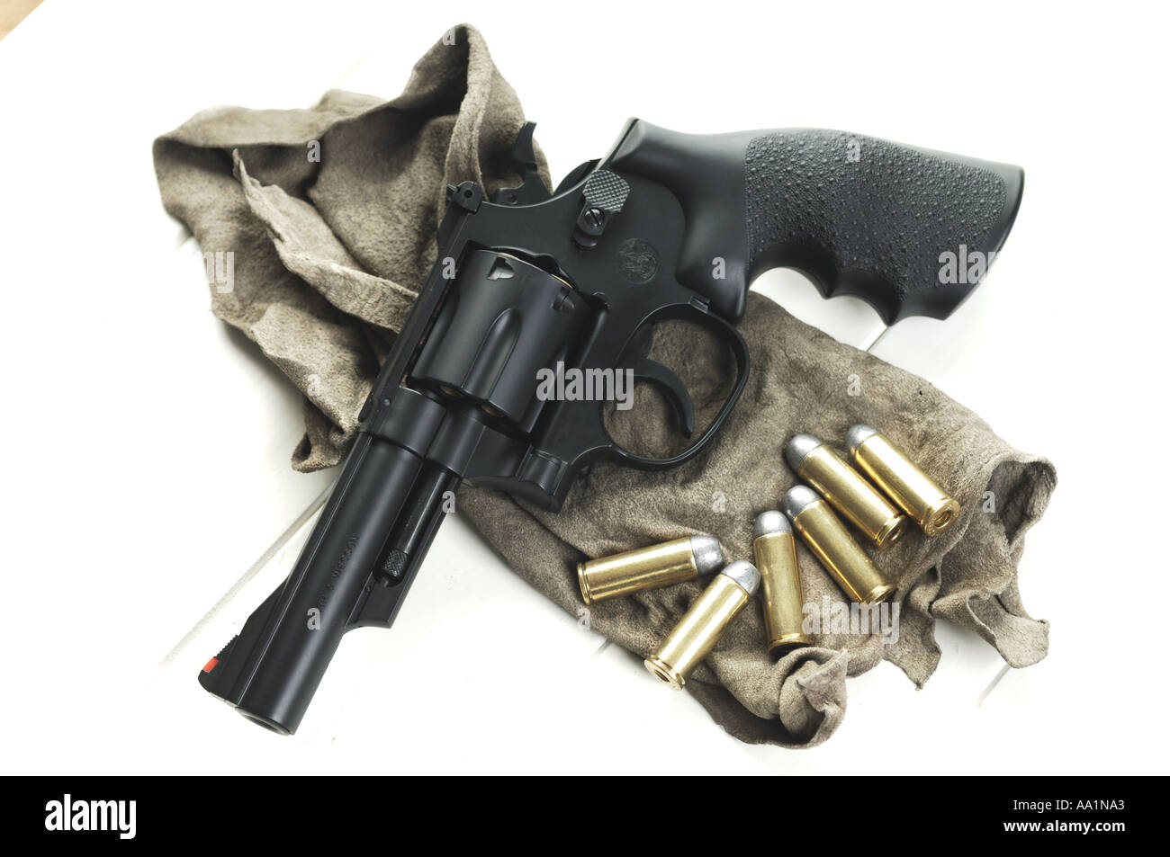 Un 357 revolver Magnum con 44 punti elenco Foto Stock