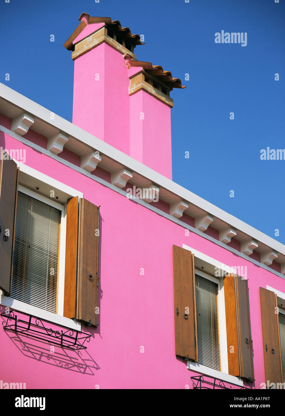 Casa a burano Foto Stock