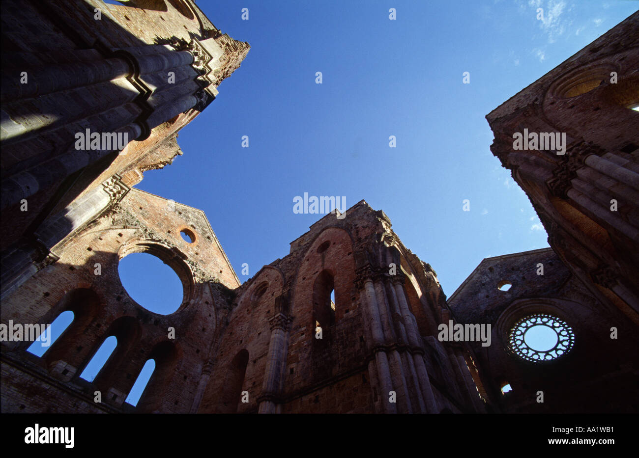 S Galgano interno Foto Stock