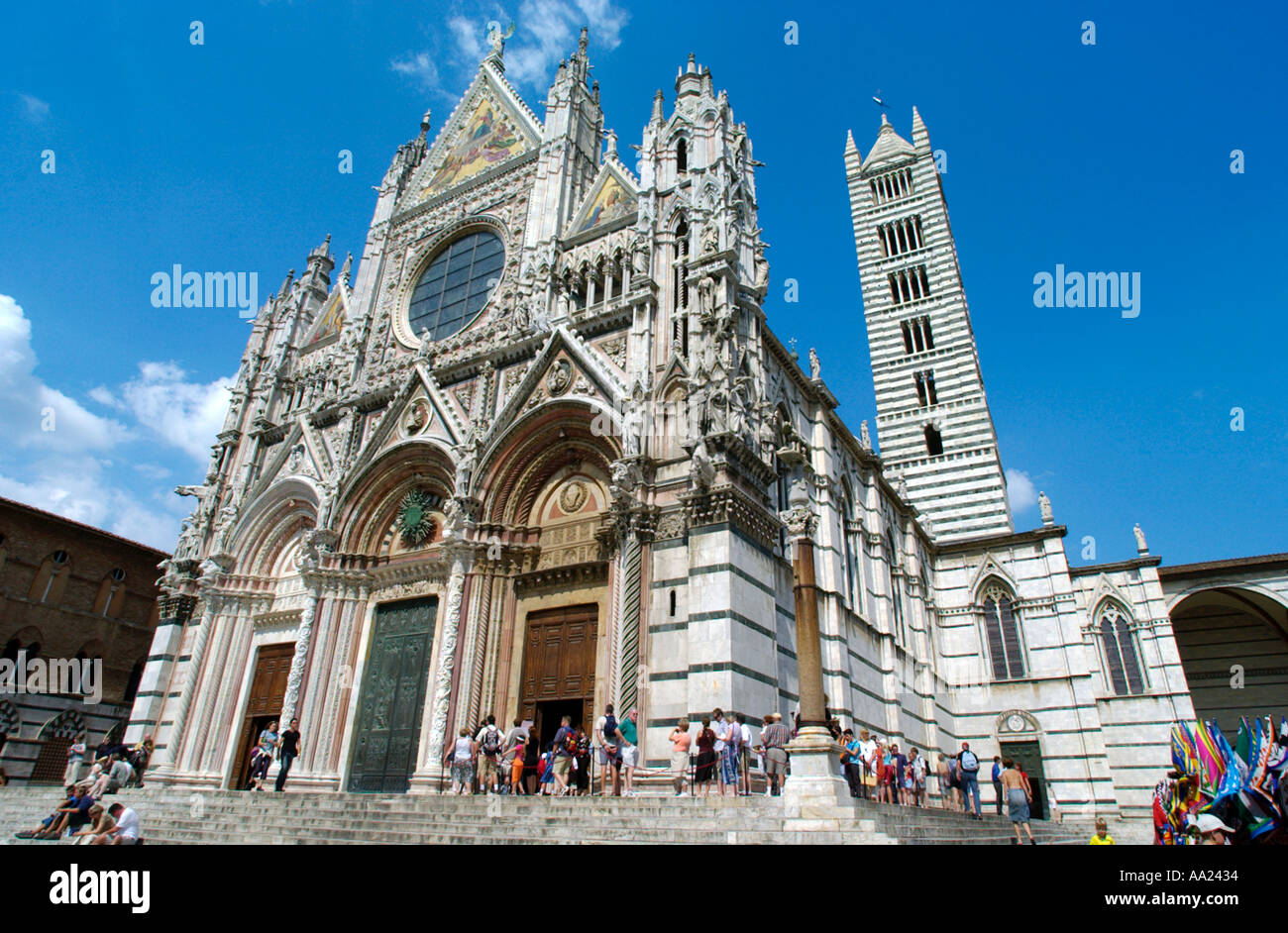 Duomo (Cattedrale), Piazza del Duomo, Siena, Italia Foto Stock