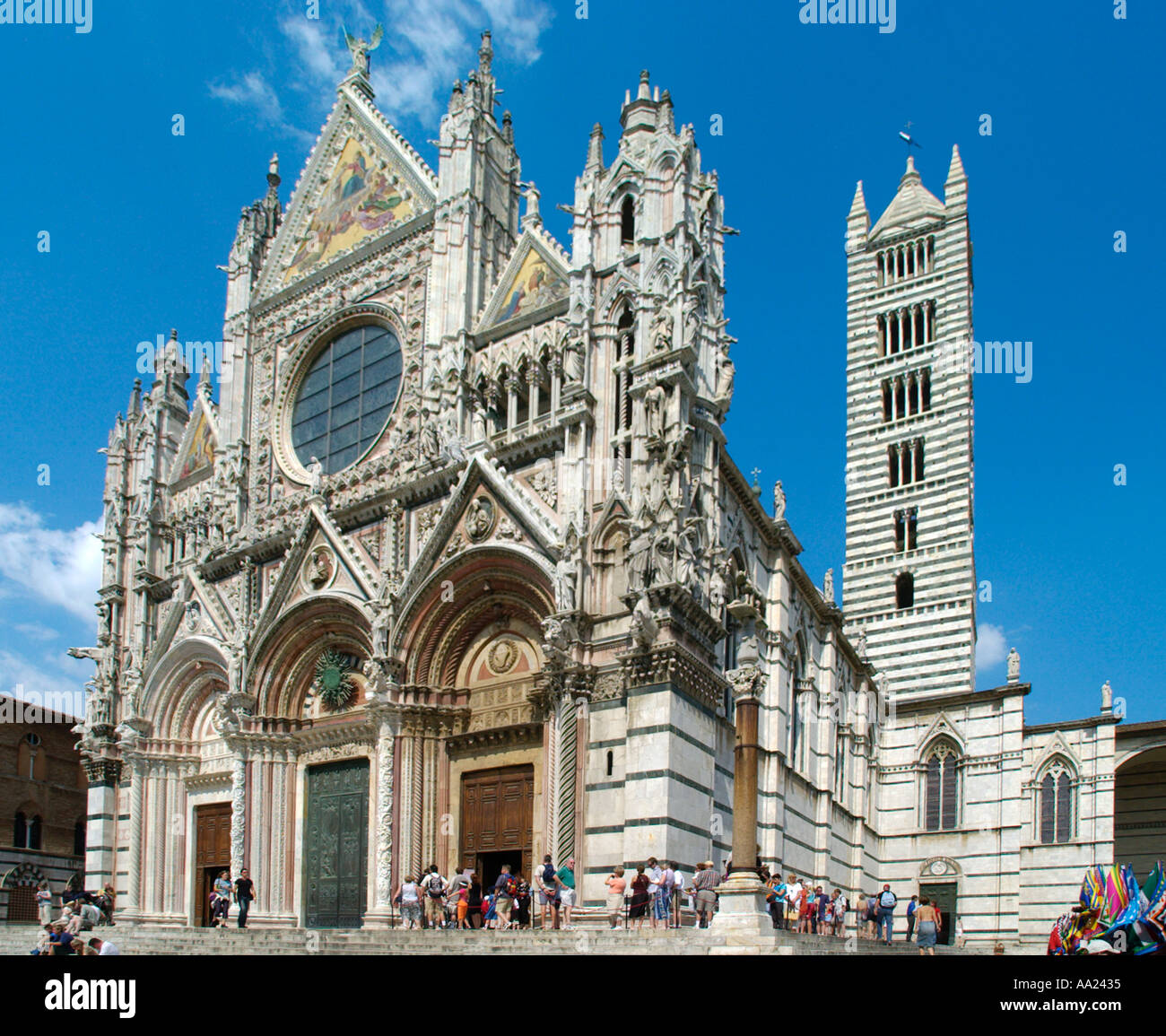 Duomo (Cattedrale), Piazza del Duomo, Siena, Italia Foto Stock