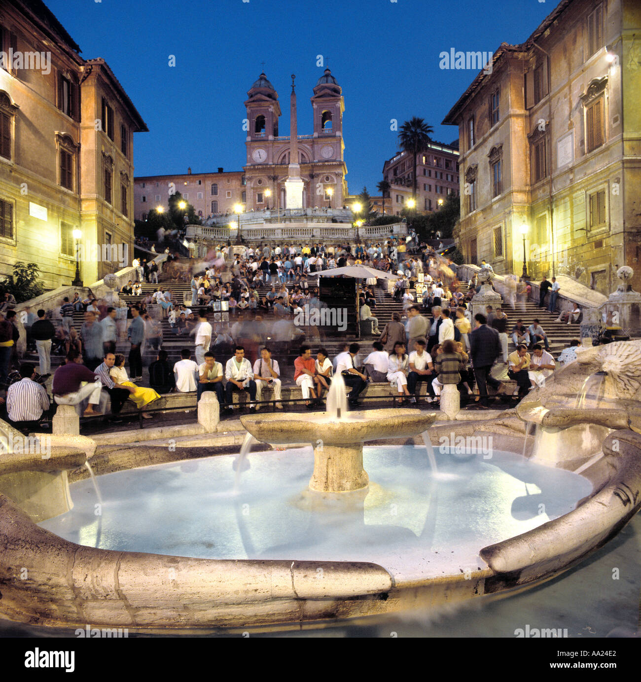 Scalinata di piazza di Spagna, Roma, Italia Foto Stock