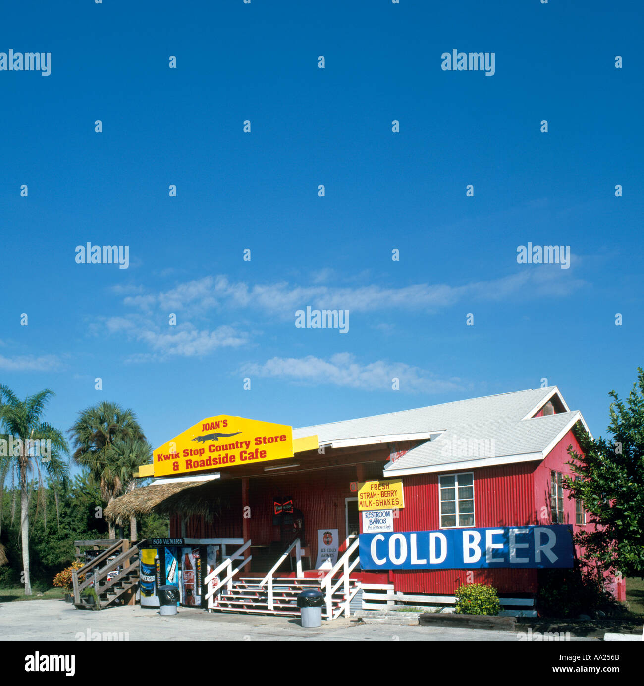 Paese Store sulla Highway 41, Everglades della Florida, Florida, Stati Uniti d'America Foto Stock