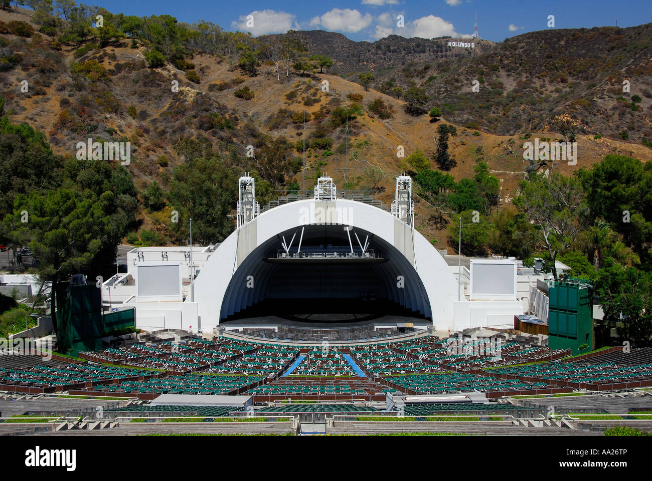 L'Hollywood Bowl Foto Stock