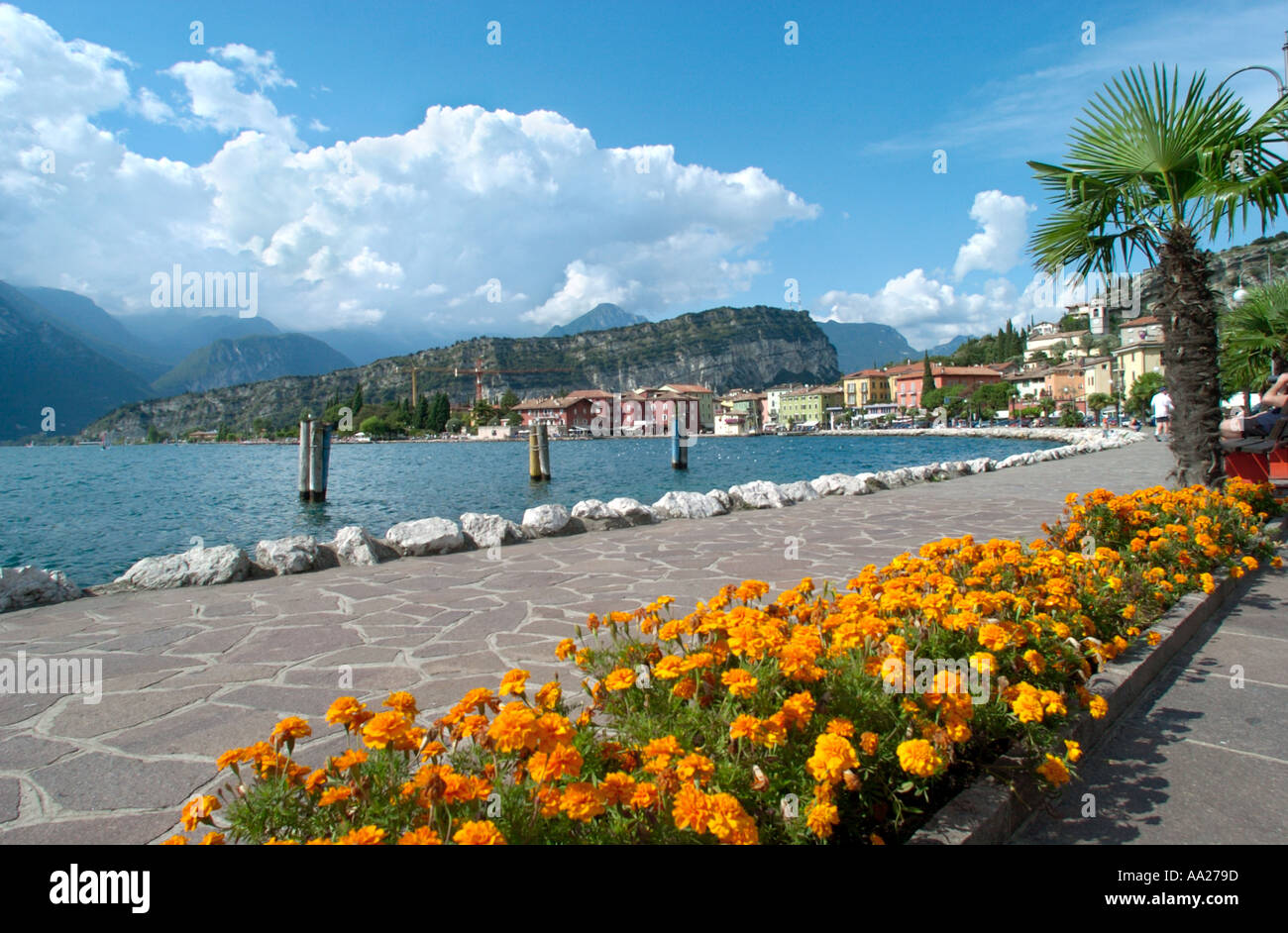 Lago, Torbole sul lago di Garda, Italia Foto Stock