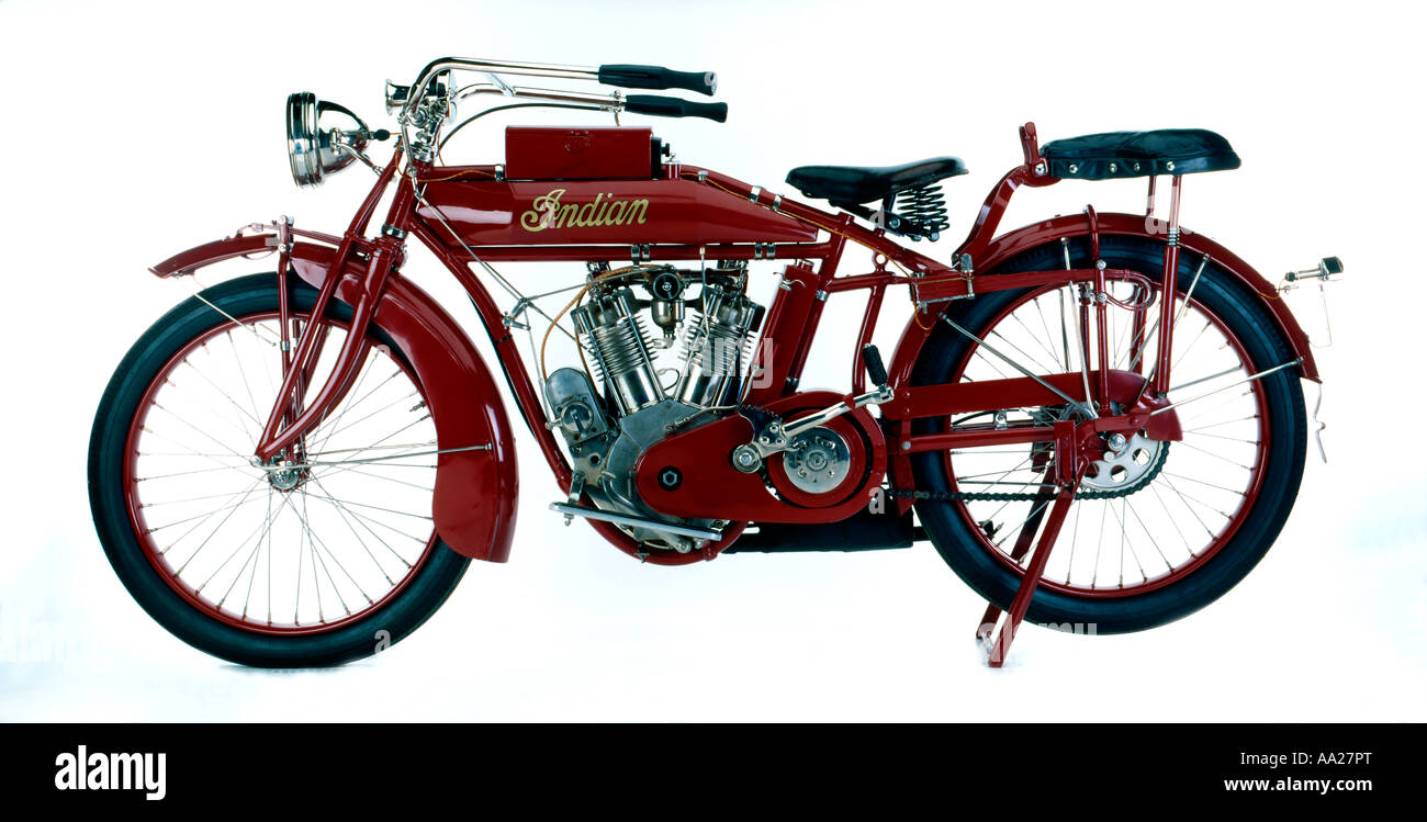 Indian 1915 Big Twin bici del motore Foto Stock