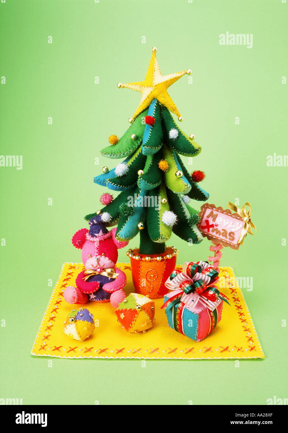 Immagine 3D Albero di natale Foto Stock