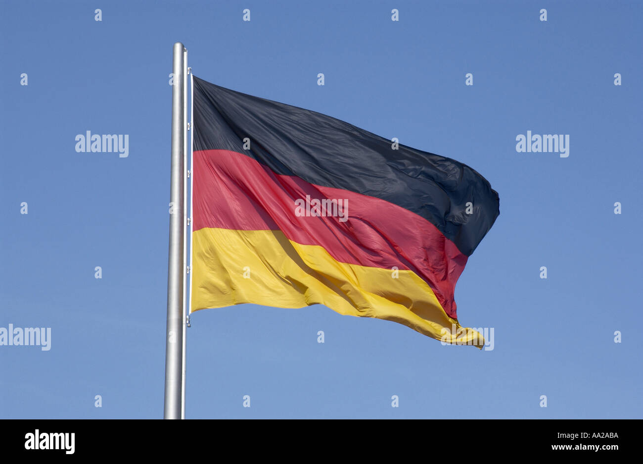 Bandiera tedesca Foto Stock