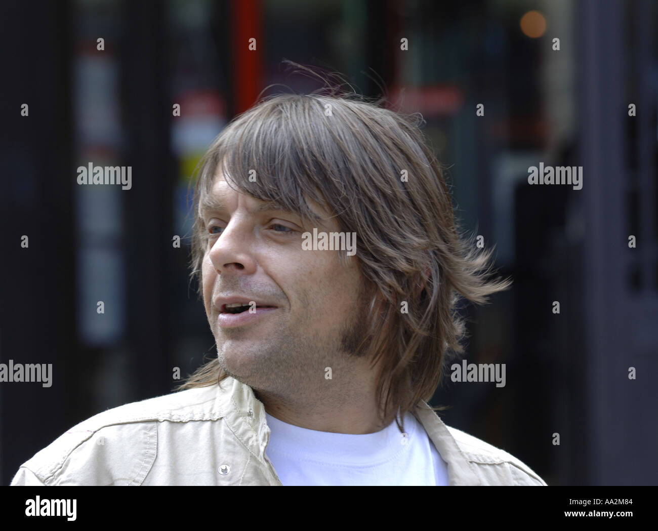 Mani Gary Mounfield Primal Scream bassista stone roses chitarrista musicista Foto Stock