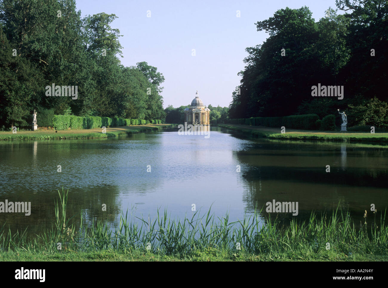 Padiglione del giardino, Wrest Park, Bedfordshire,, Inghilterra, Regno Unito, viaggi, turismo, storia, architetto, Thomas Archer 1709, giardino paesaggistico, Foto Stock