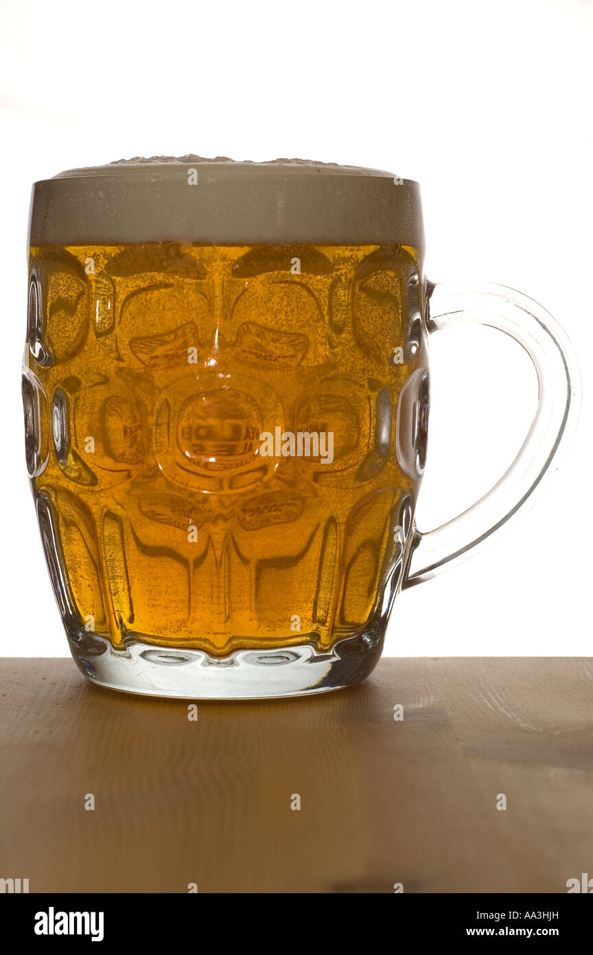 Pinta di birra Foto Stock