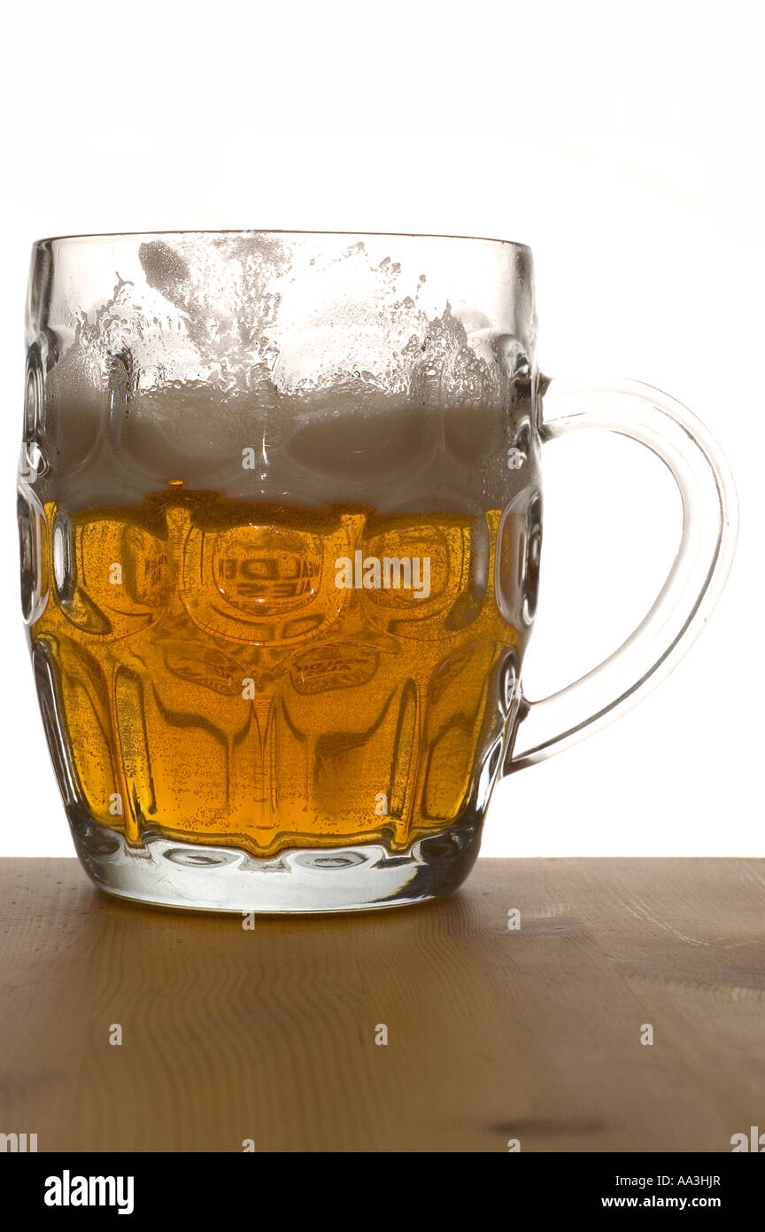 Pinta di birra Foto Stock