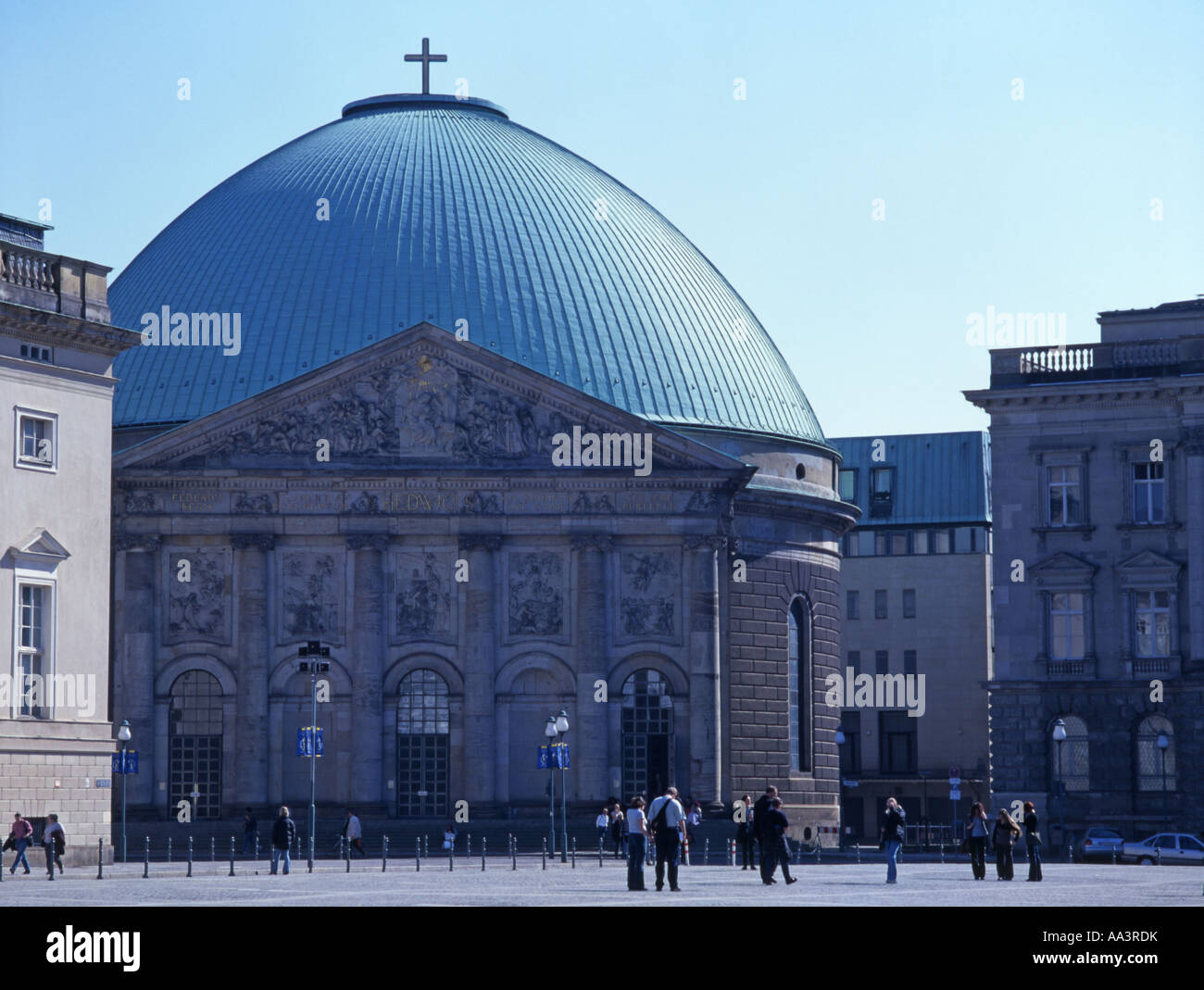 Berlino, Germania. St-Hedwigs-Kathedrale (Santa Edvige la cattedrale - 1773) Foto Stock