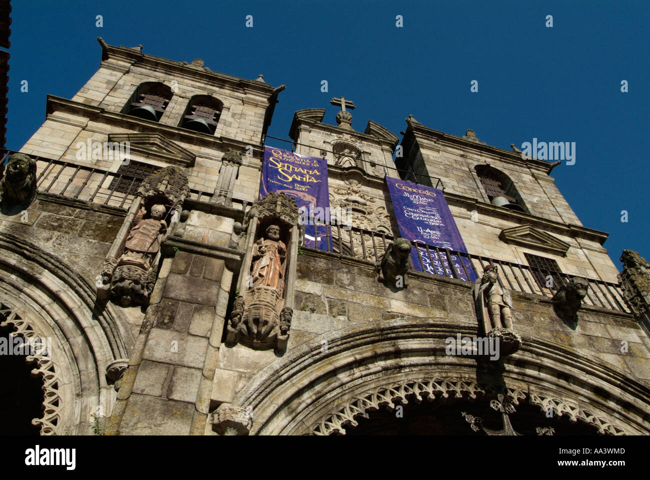 Sé Catedral de Braga durante la settimana santa, Portogallo Foto Stock