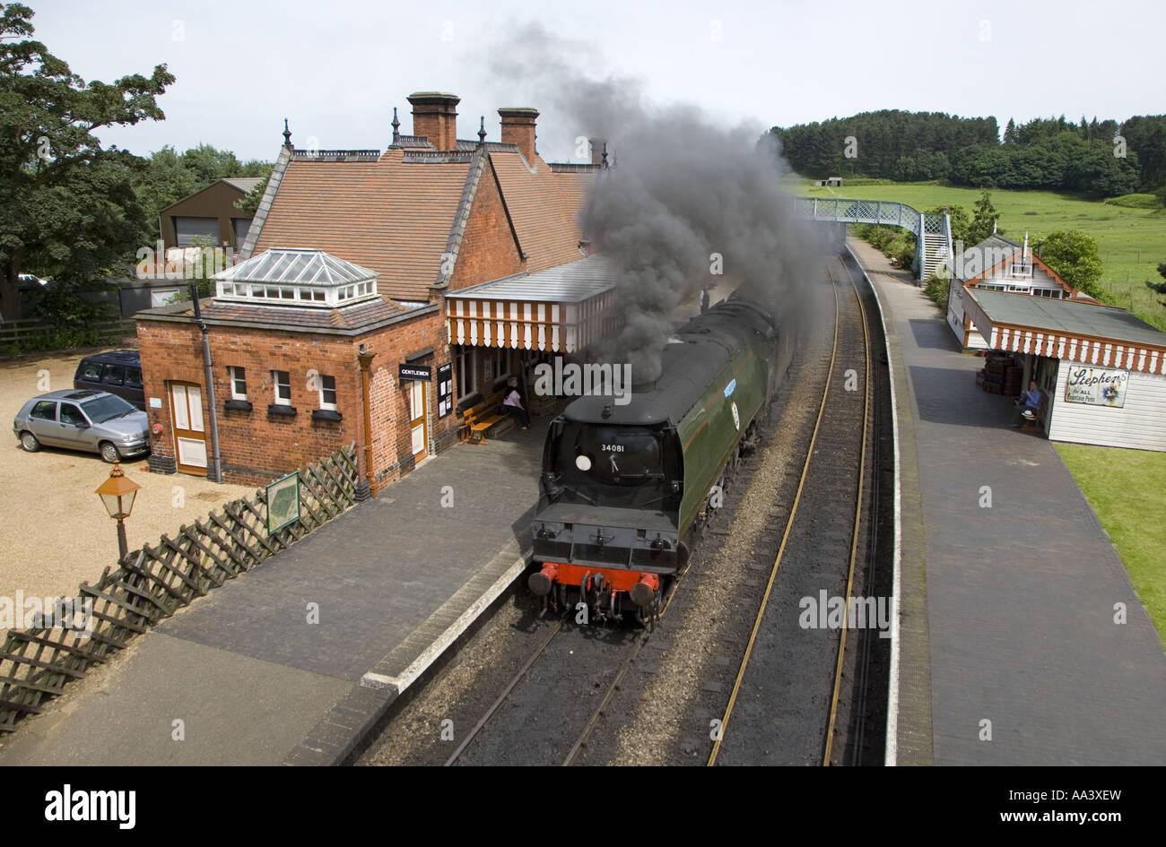 North Norfolk Weybourne ferroviaria Regno Unito Giugno Foto Stock