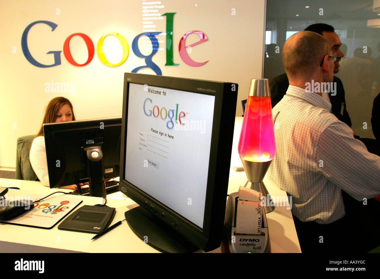 Launch party per il motore di ricerca di Google società in Sydney Australia Foto Stock