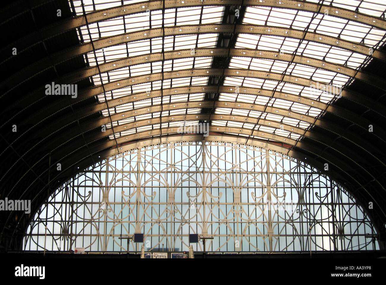 La stazione di Paddington a Londra il tetto Foto Stock