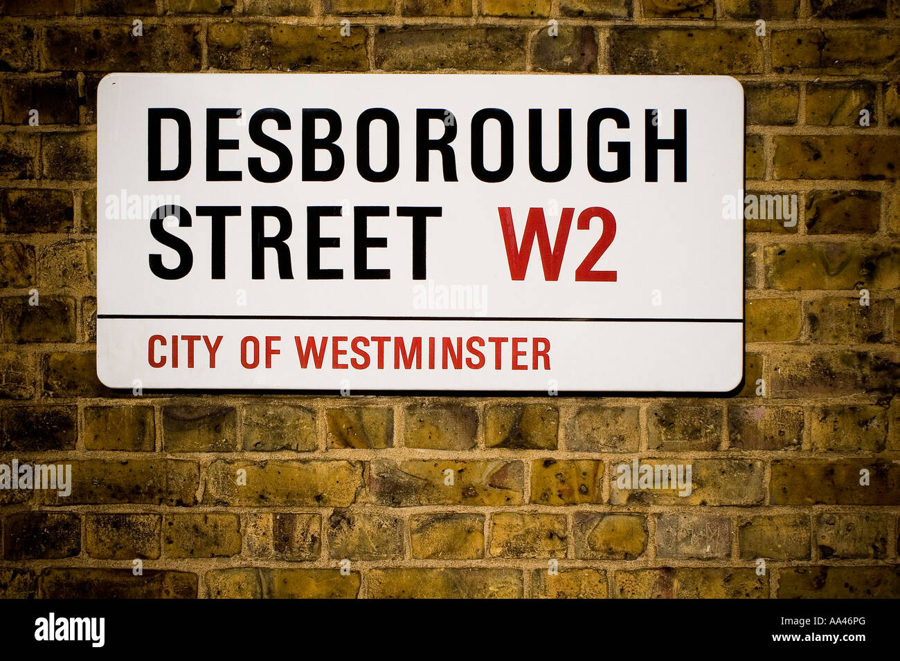 Un City of Westminster London street sign west London REGNO UNITO Foto Stock