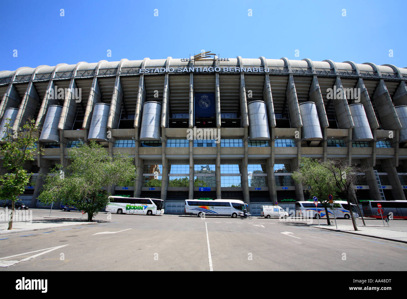 Spagna, Madrid, Estadio Santiago Bernabeu Foto Stock