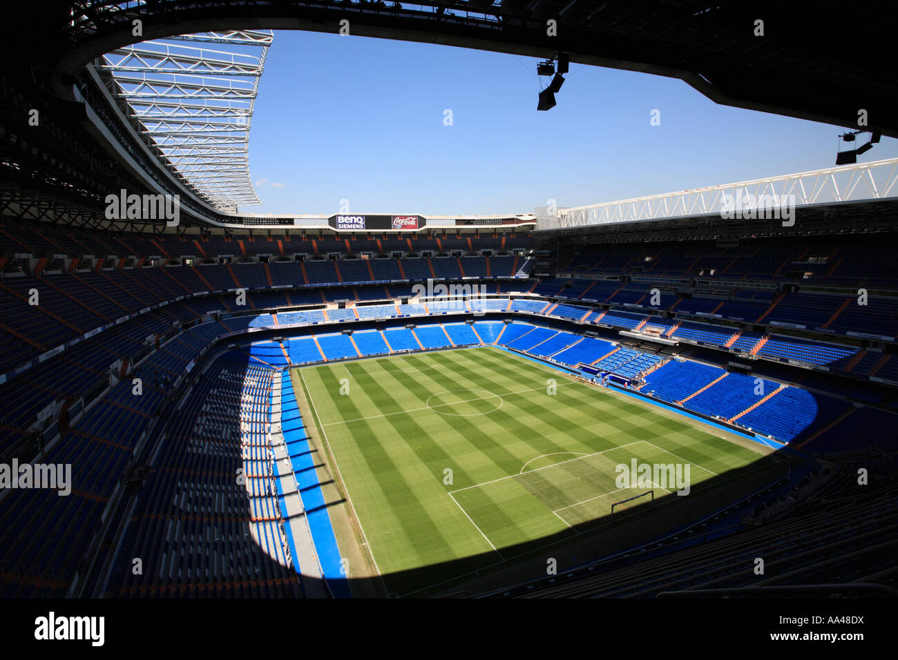 Spagna, Madrid, Estadio Santiago Bernabeu Foto Stock