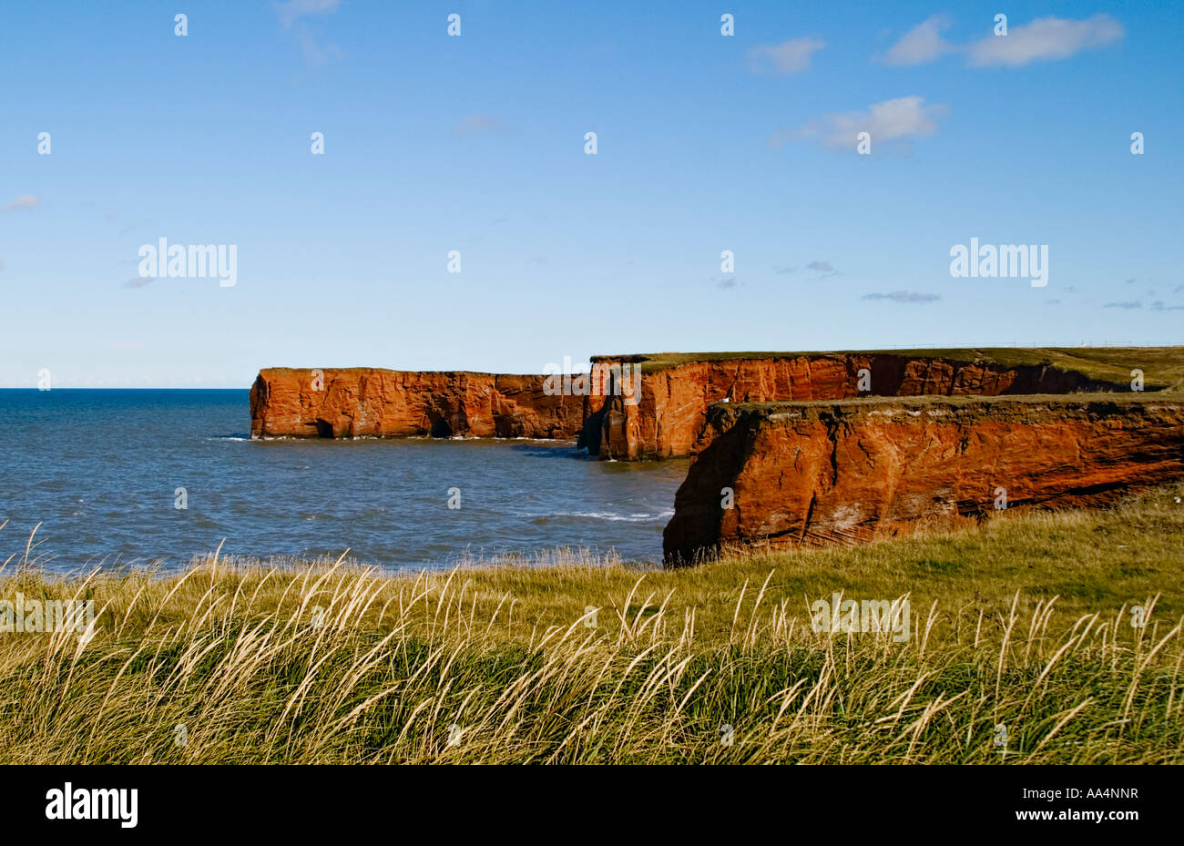 Le isole della Maddalena (Iles de la Madeleine), Entrata Isola, Quebec, Canada Foto Stock