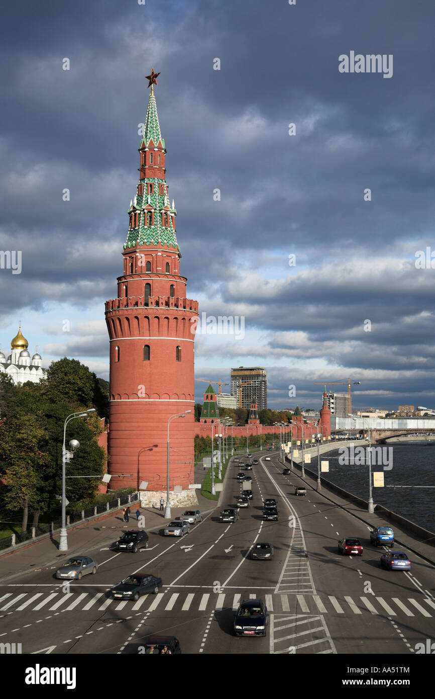 Torre Vodovzvodnaya, il Cremlino di Mosca. 1488 Foto Stock