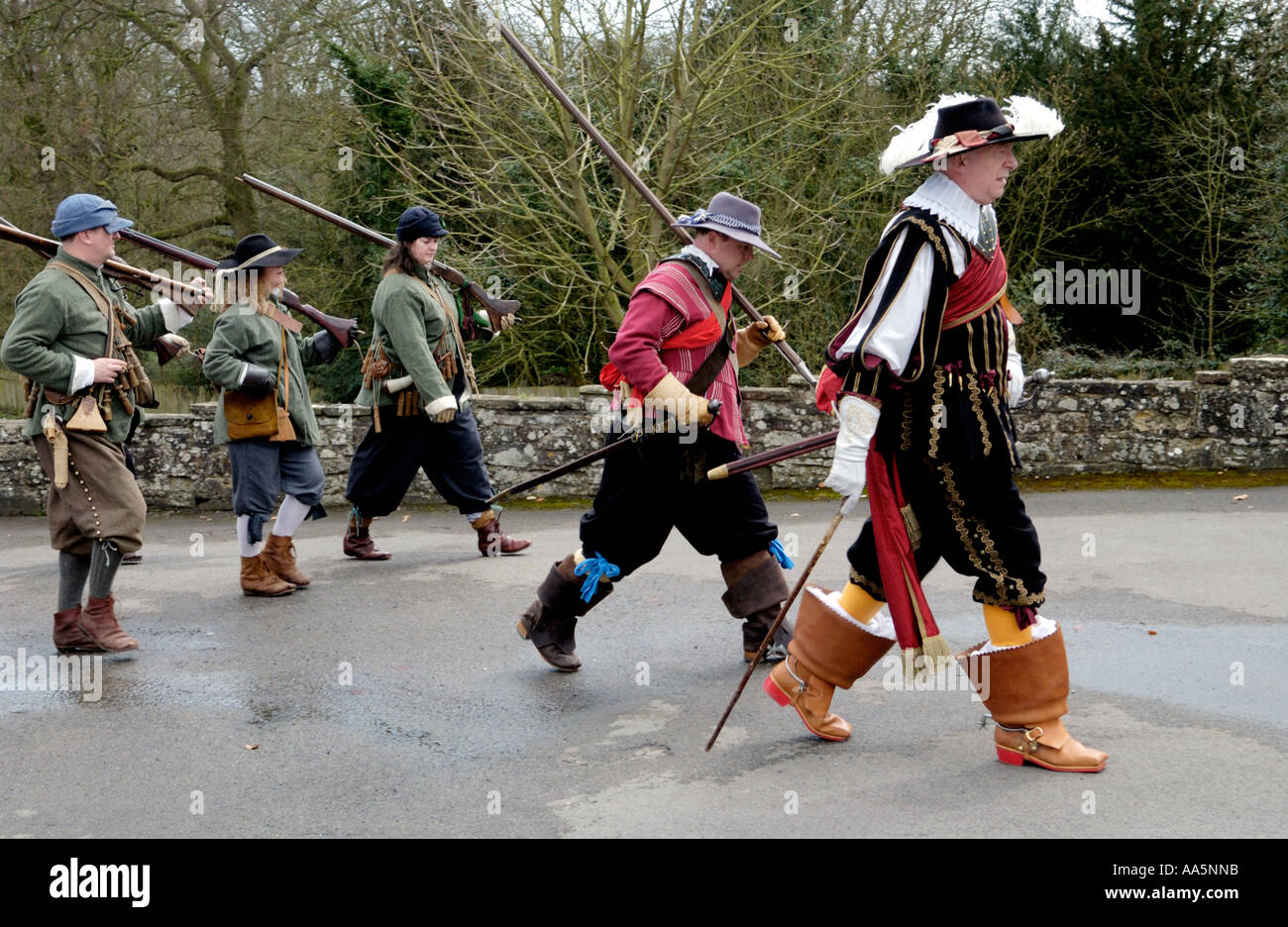 Guerra civile inglese sigillato società nodo raffigurato in Berkeley Gloucestershire England Regno Unito Foto Stock
