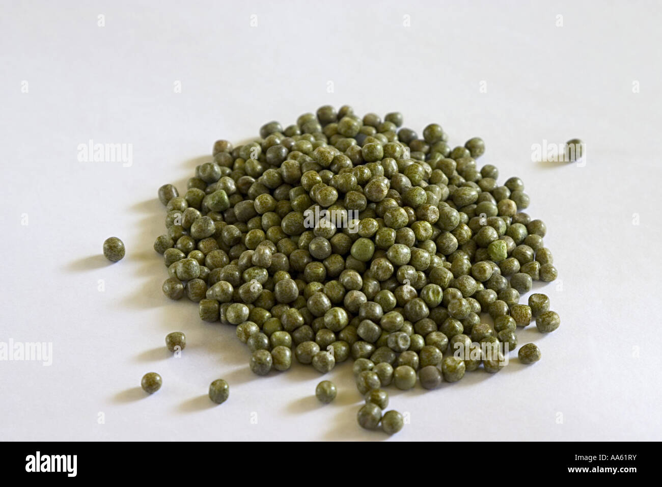 Fresa per piselli Pea nera essiccata Foto Stock