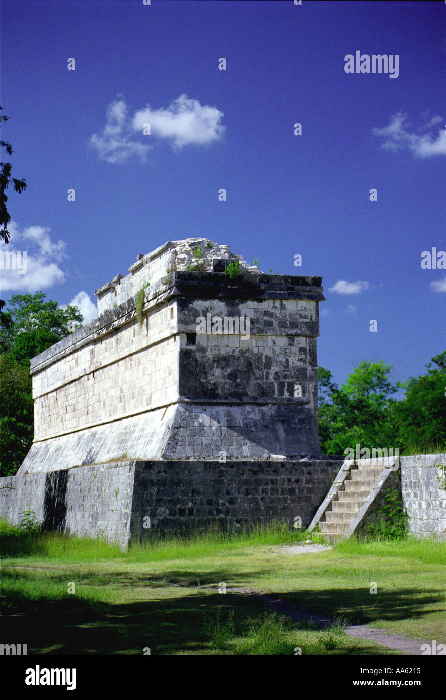 Rovine Maya a Chichen Itza Messico Foto Stock