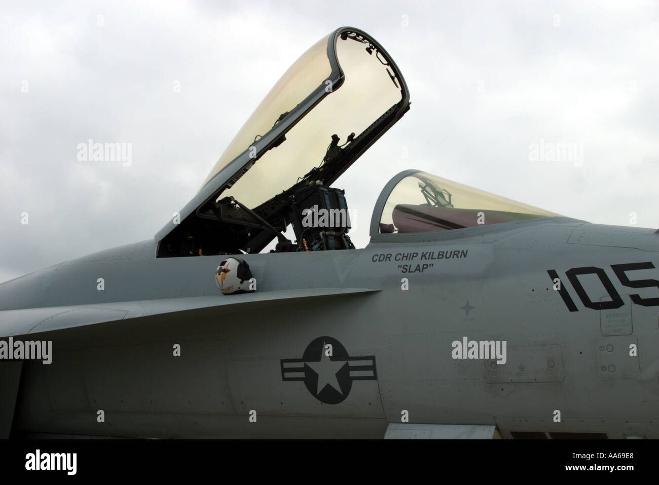 Marina degli Stati Uniti F/A-18E Super Hornet Foto Stock
