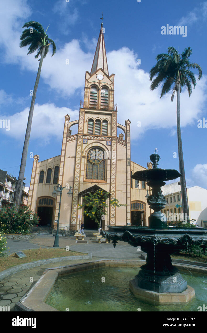 Caraibi Martinica Fort de France cathédrale St Louis Foto Stock