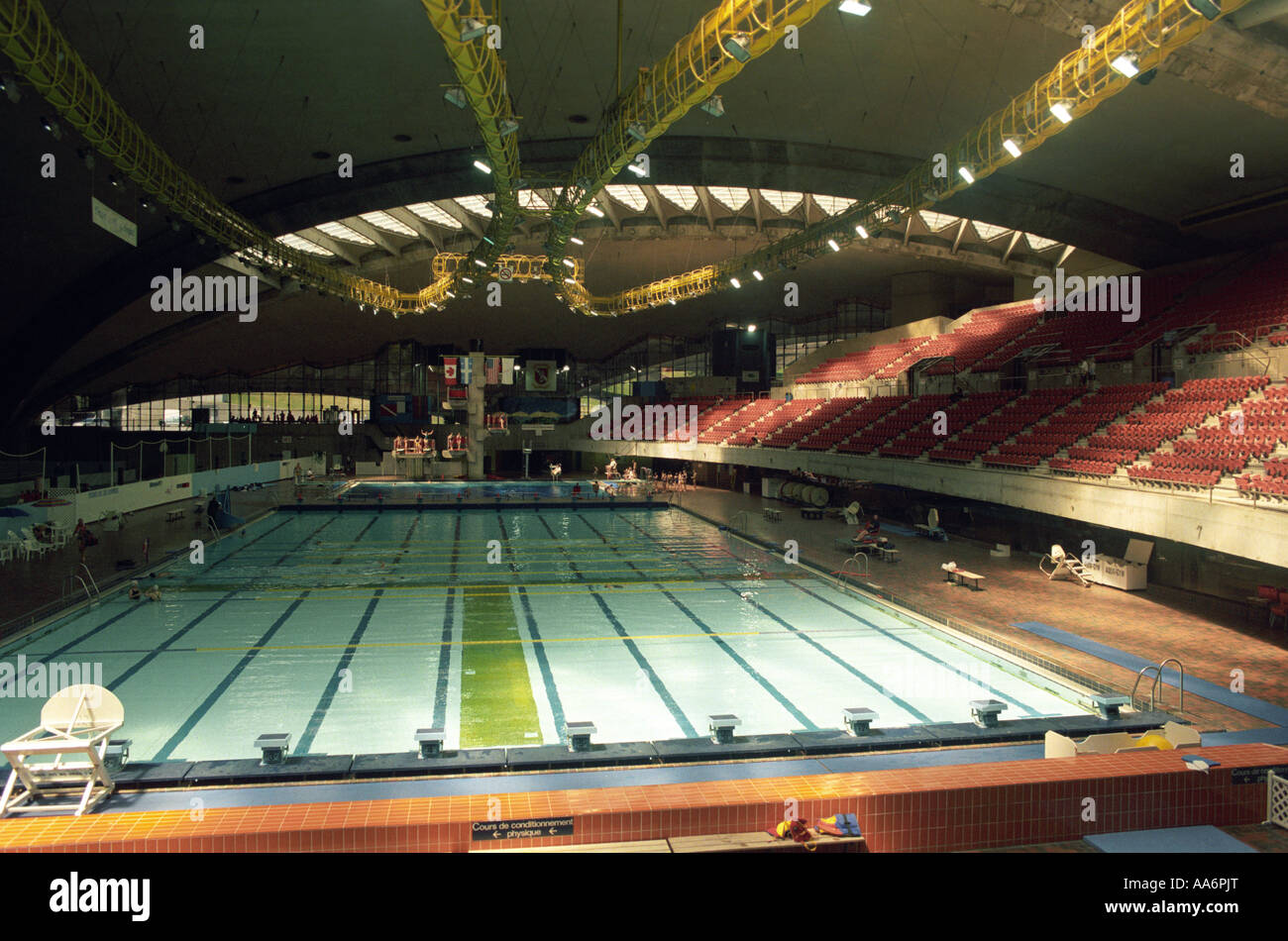 Il 1976 piscina olimpica a Montreal in Canada Foto Stock
