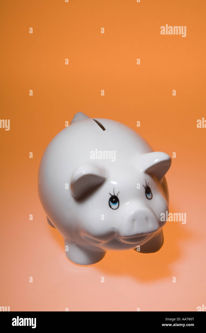 Una ceramica salvadanaio Foto Stock