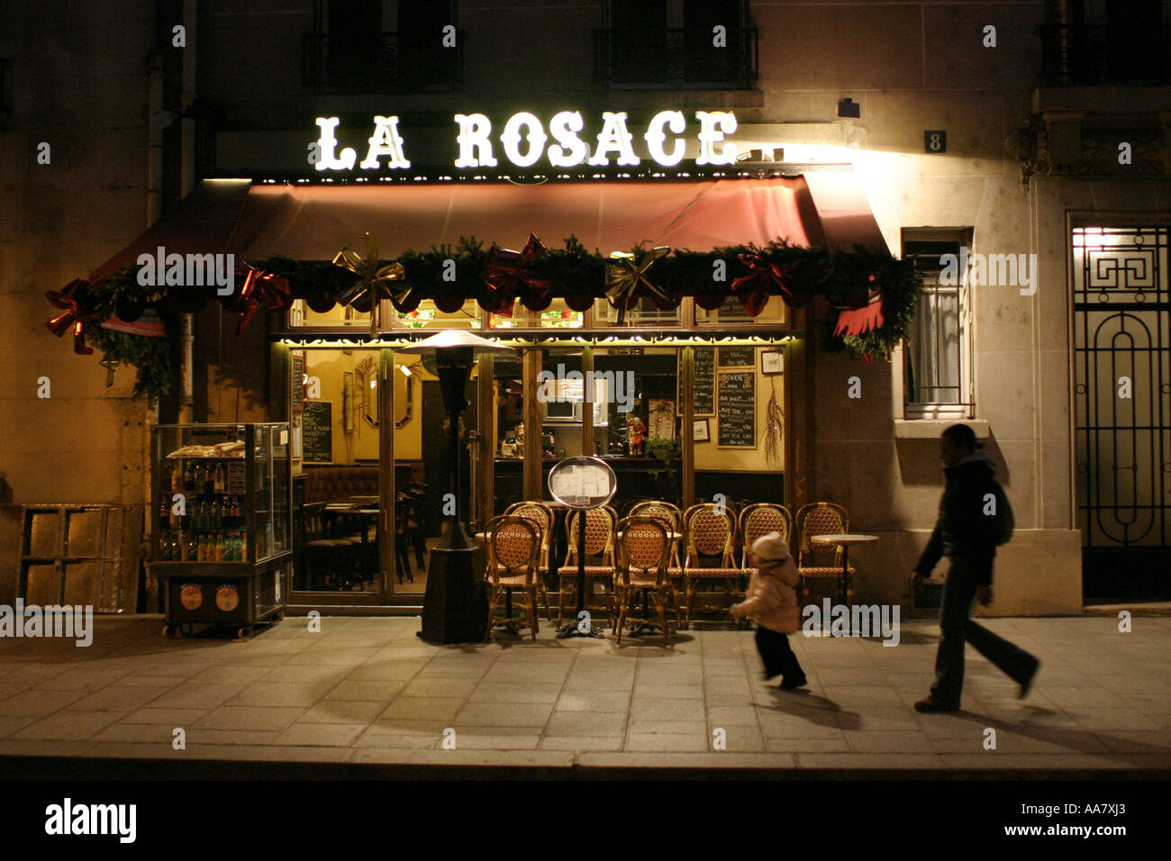 La Rosace cafe a Parigi, Francia Foto Stock